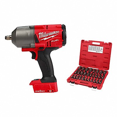 MILWAUKEE 28632049667016 M18 Impact Wrench + 29PC Socket Set