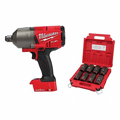 MILWAUKEE 28642049667018 M18 FUEL Impact Wrench + 8PC Socket Set