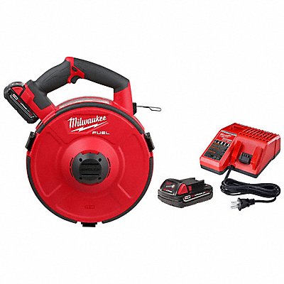 MILWAUKEE 2873A22 Fish Tape Kit 120 ft L 18 V 6.4 lb