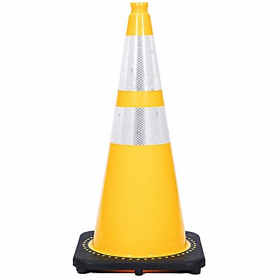 GRAINGER RS70032CYELLOW3M64 Traffic Cone 7 lb Yellow Cone Color