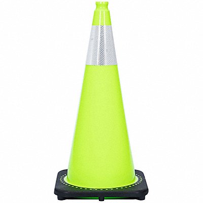 GRAINGER RS70032CLIME3M6 Traffic Cone 7 lb Lime Cone Color