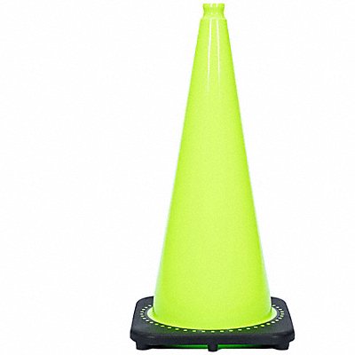 GRAINGER RS70032CLIME Traffic Cone 7 lb Lime Cone Color
