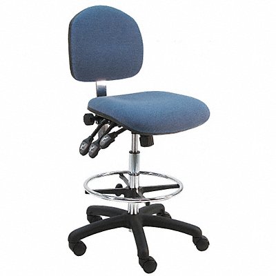 BENCHPRO LNTFBTLCWWBLUE Task Chair Fabric Blue 24 to 34 Seat Ht
