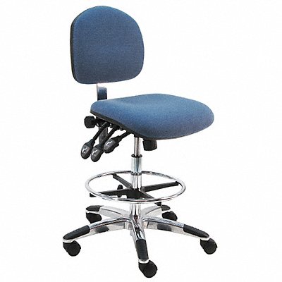 BENCHPRO LATFBTLCWWBLUE Task Chair Fabric Blue 24 to 34 Seat Ht