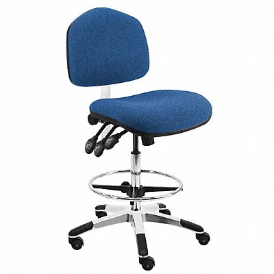 BENCHPRO LATDFBTLCWWBLUE Ergonomic Chair Fabric Blue