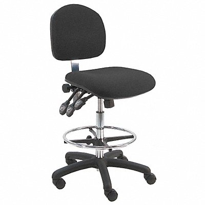 BENCHPRO LNTFBTLCWWBLACK Task Chair Fabric Black 24-34 Seat Ht