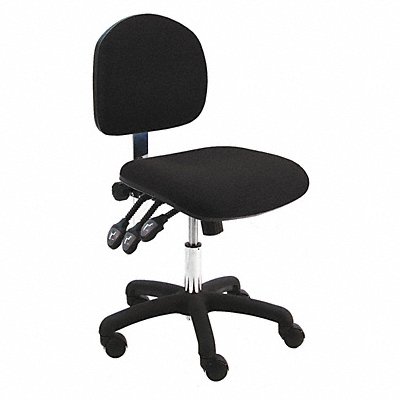 BENCHPRO LNSFTLCWWBLACK Task Chair Fabric Black 18-23 Seat Ht