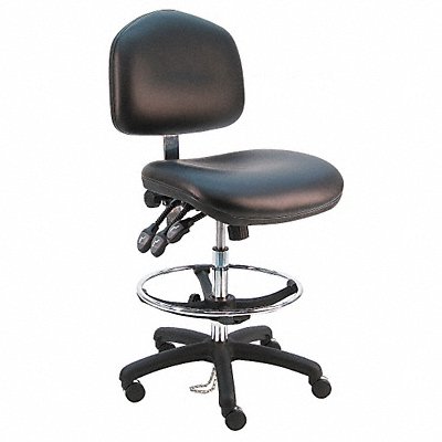 BENCHPRO WNTDCRBTLCWWBLACK Ergonomic Chair Vinyl Black
