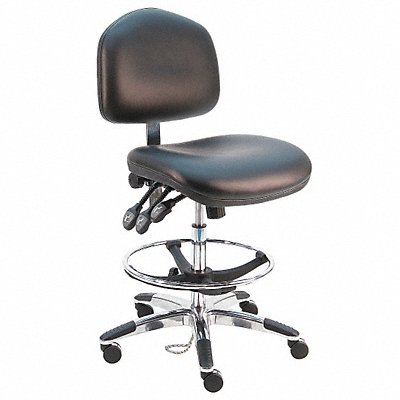 BENCHPRO WATDCRBTLCWWBLACK Ergonomic Chair Vinyl Black