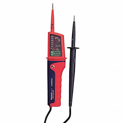 WESTWARD 28AF75 Voltage Tester CAT IV 600V LCD
