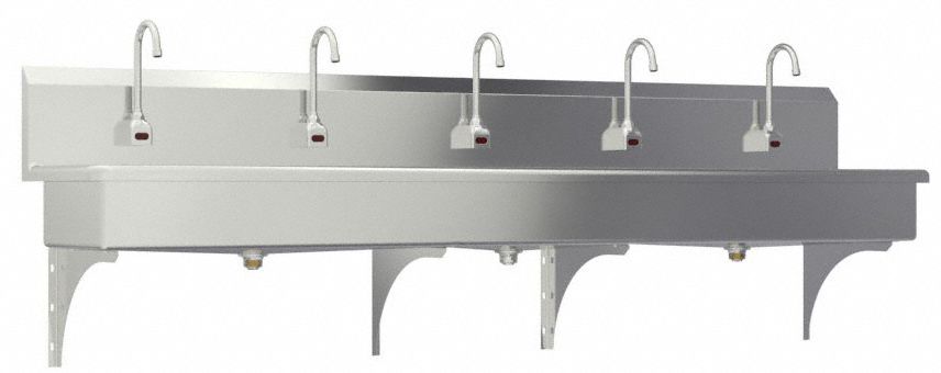 SANI-LAV 510WB05 SaniLav Wall Wash Rec 97inx16-1/2inx8in