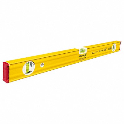 STABILA 29024 Box Level Aluminum 24 in L 3 Vials