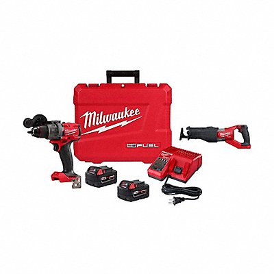 MILWAUKEE 290422272220 M18 HAMMER DRILL KIT + M18 SUPER SAWZALL