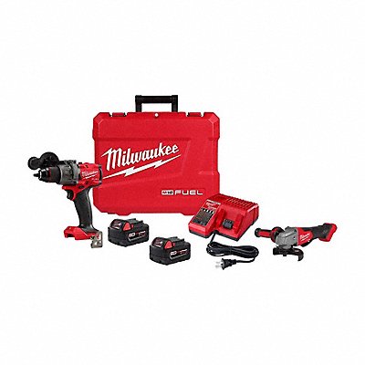 MILWAUKEE 290422288020 M18 HAMMER DRILL KIT+M18 BRAKING GRINDER