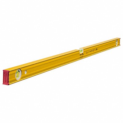 STABILA 29048 Box Level Aluminum 48 in L 3 Vials