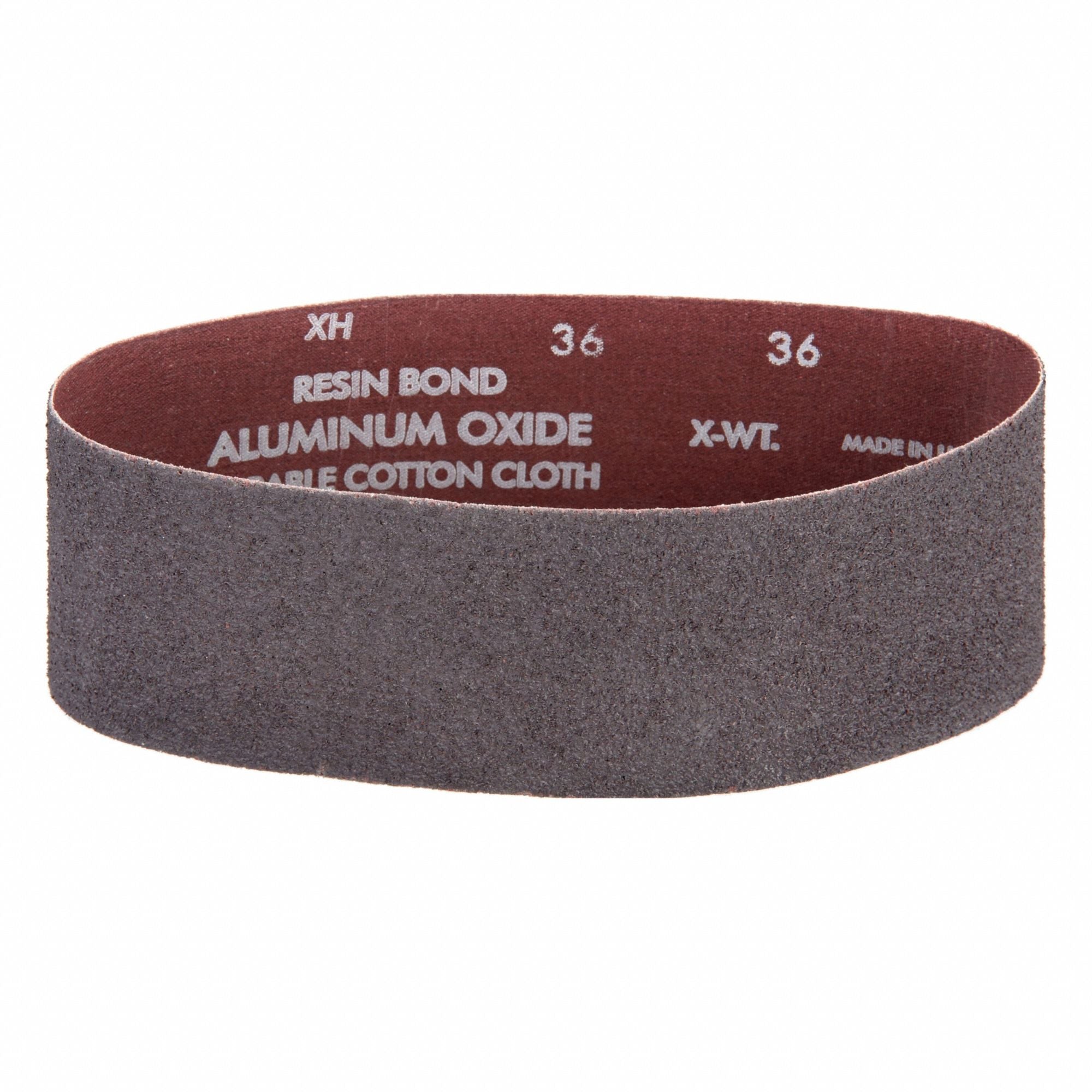 NORTON 7660701741 Cloth Sanding Belt 3x21 AO 36 Grit PK5