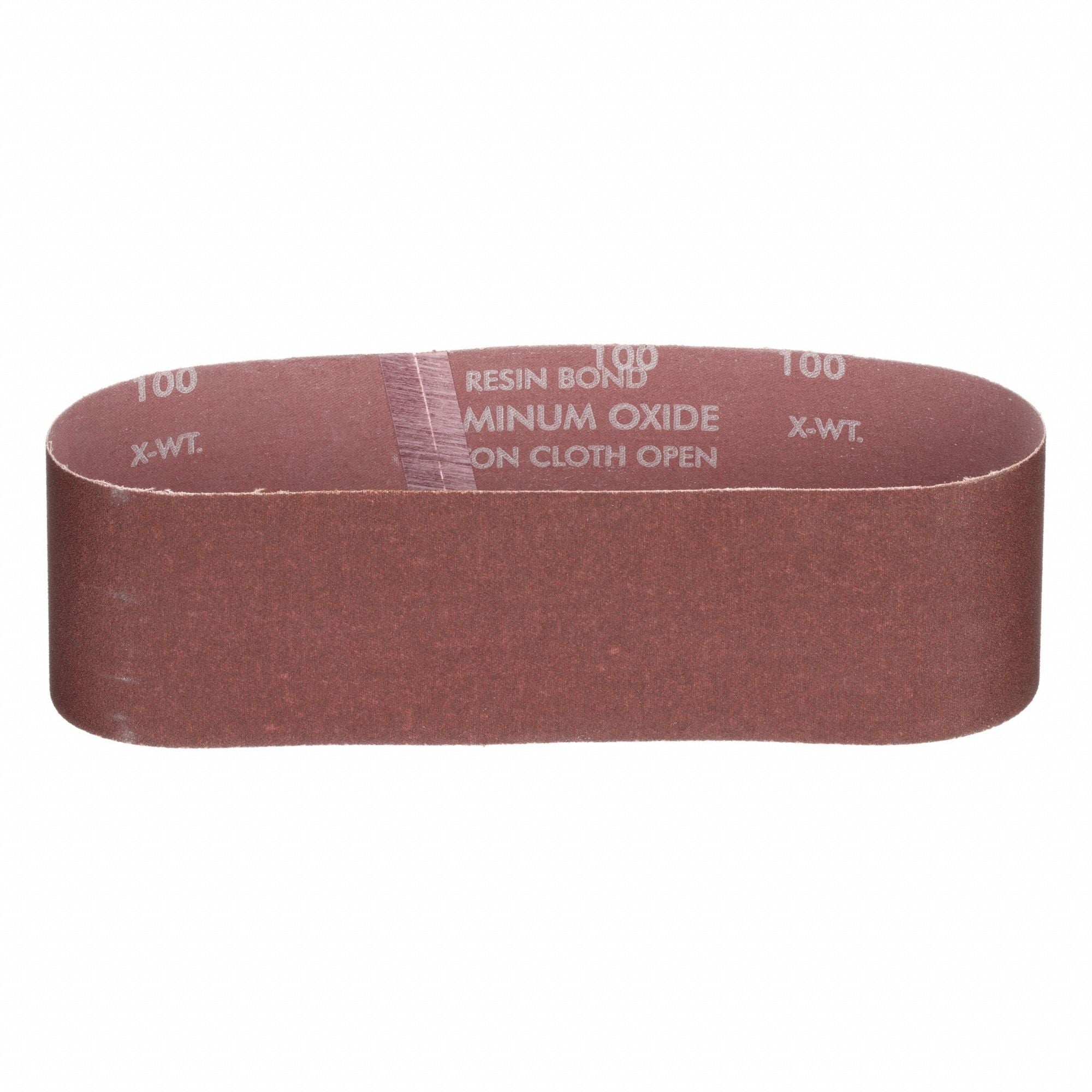 NORTON 7660702066 Cloth Sanding Belt 3x24 AO 100 Grit PK5