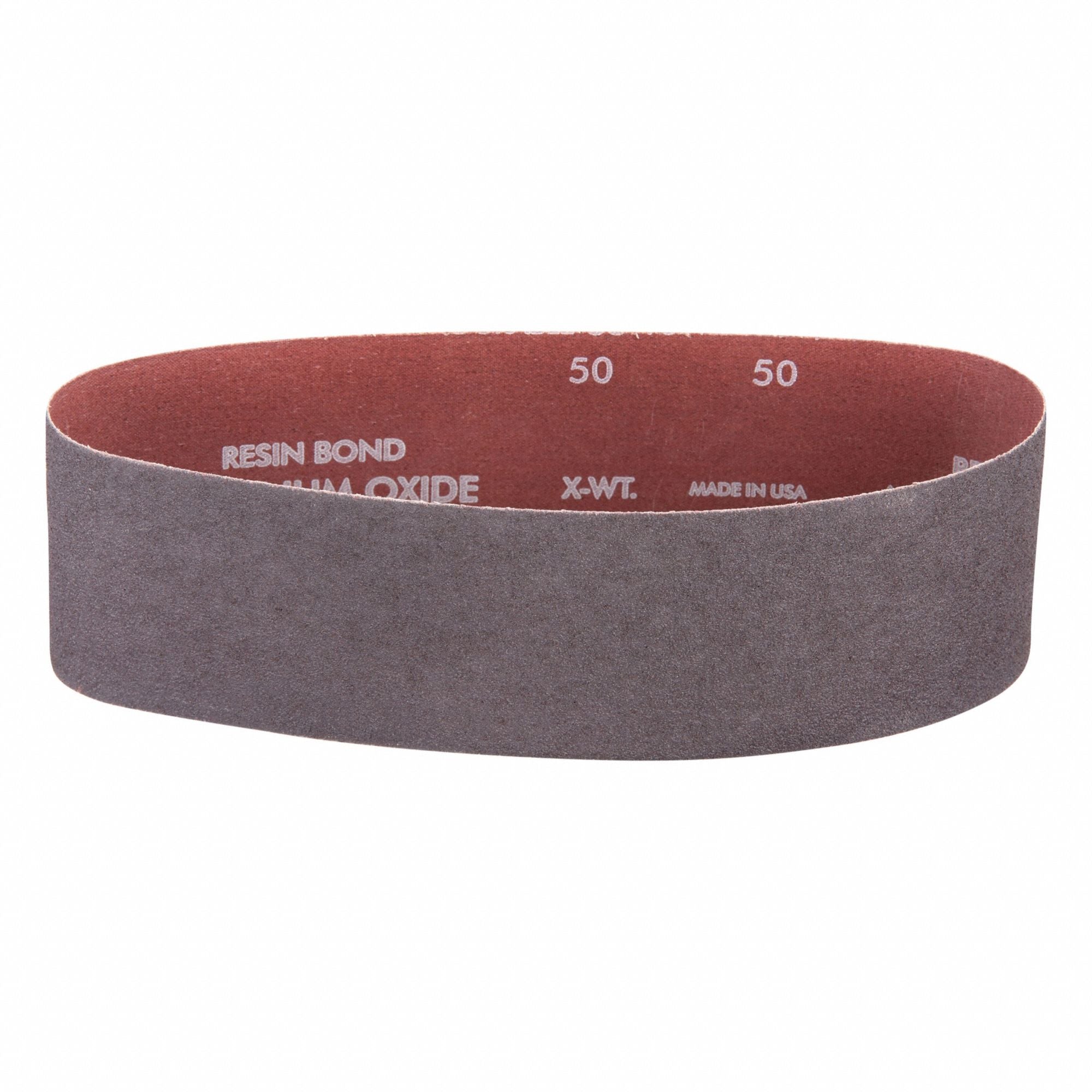 NORTON 7660701742 Cloth Sanding Belt 3x24 AO 50 Grit PK5