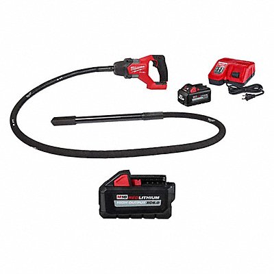 MILWAUKEE 29112100000000 Vibrator Kit and Battery 18V 8 ft Shaft
