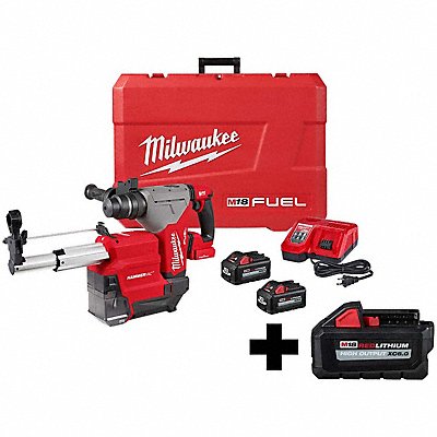 MILWAUKEE 291522DE48111865 M18 1-1/8 SDS+ Rotary M18 XC6.0 Batt