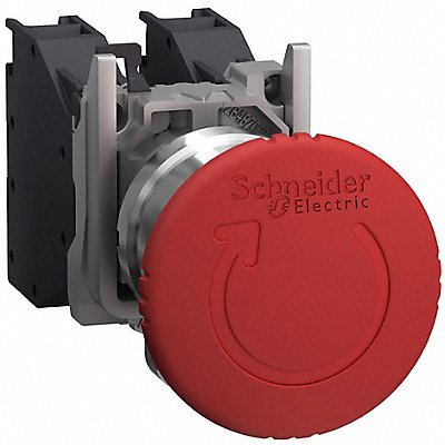 SCHNEIDER ELECTRIC XB4BS8445GEX Emergency Stop Push Button Red 1NO/1NC