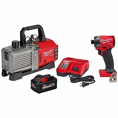 MILWAUKEE 294121000000 Vacuum Pump Kit and Hex Impact Driver