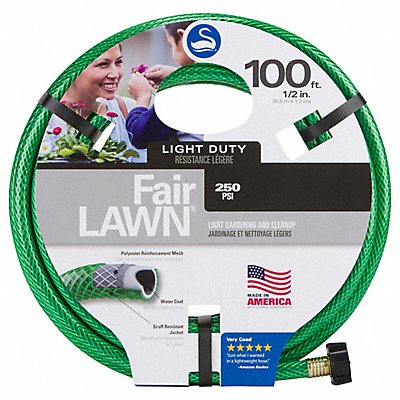 FAIRLAWN CSNFA12100 Duty Hose Fairlawn Light 1/2 x100 ft.