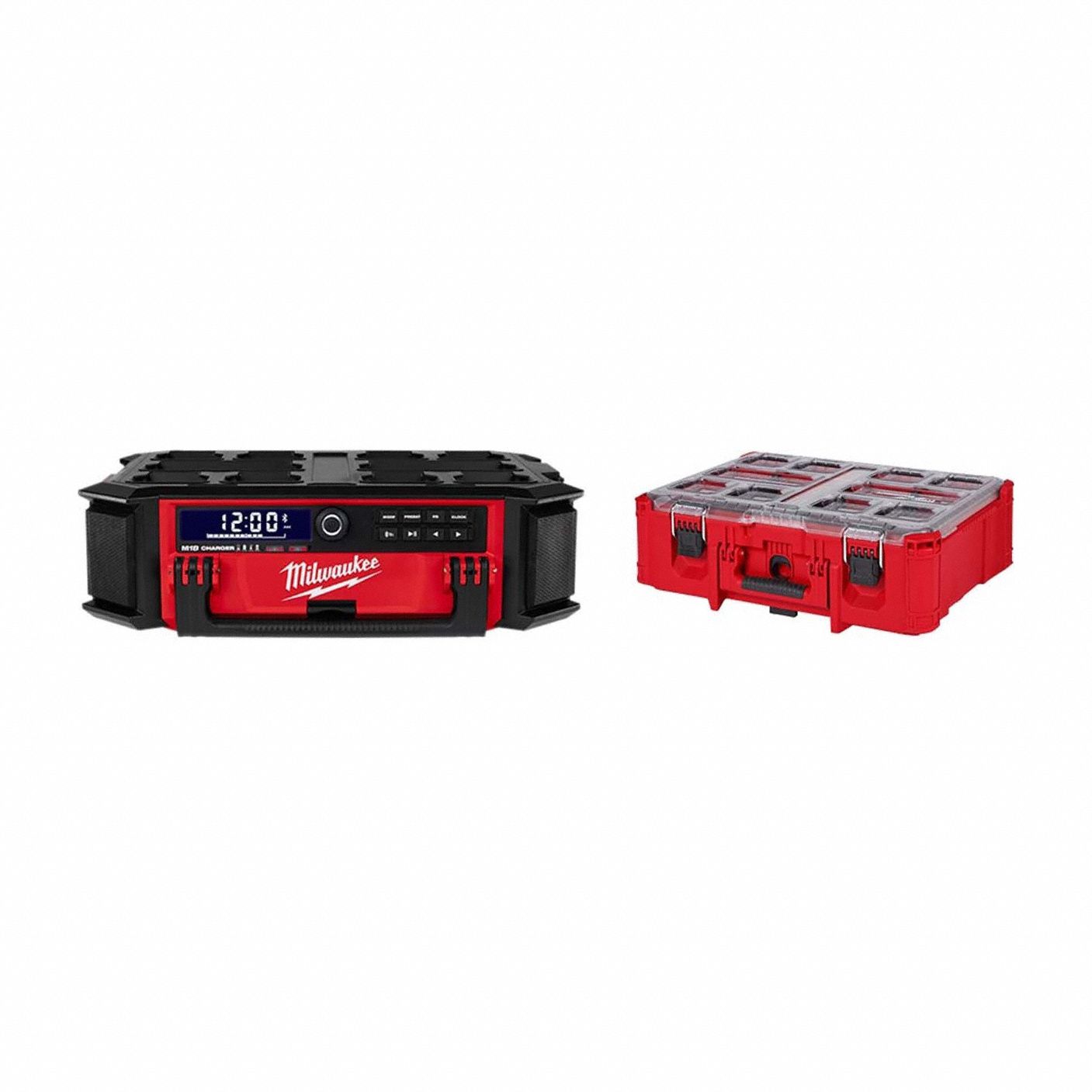 MILWAUKEE 29502048228432 Packout Radio/Charger + Deep Organiser