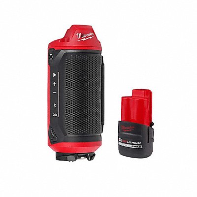 MILWAUKEE 29552048112425 M12 Jobsite Speaker+M12 HO CP2.5 Battery