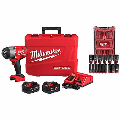 MILWAUKEE 29672200000000 M18 HTIW 1/2 KIT + 1/2 15PC SCKT SET