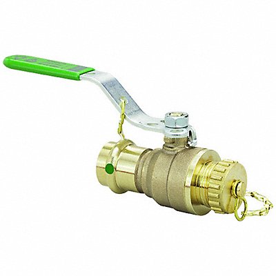 VIEGA PROPRESS 79876 Manual 2-Way Ball Valve Press Bronze