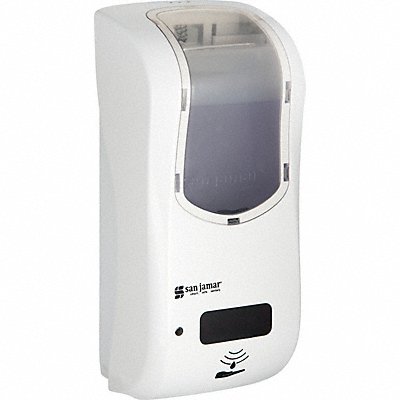SAN JAMAR SH970WHCL Soap/San/Lotion Disp CLR/WH 900mL 4 inD