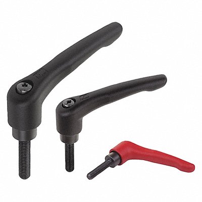 KIPP K07522061X30 Handle Steel Adjustable M6x30 Black