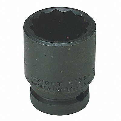 WRIGHT TOOL 67H32 Impact Socket Steel Black Oxide 1 in