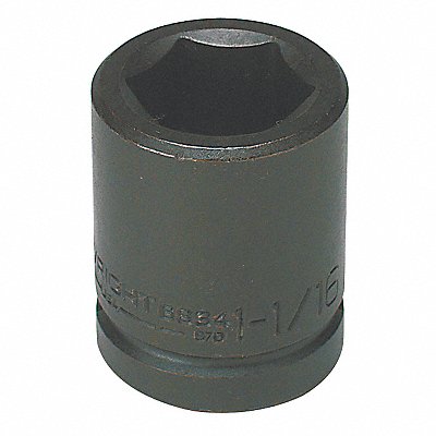 WRIGHT TOOL 6844 Impact Socket Steel Black Oxide 1 3/8 in