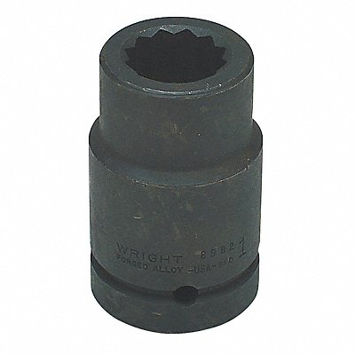 WRIGHT TOOL 8982 Impact Socket Steel Black Oxide 1 in