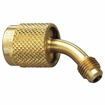 YELLOW JACKET 19208 Quick Coupler Low Loss 1/4 In MxF 45 Deg