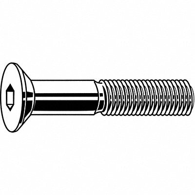 GRAINGER M550600600050 Flat Head Socket Screw SS M6-1 50mm L PK50
