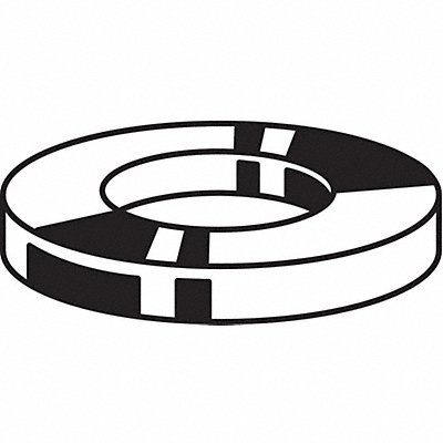 GRAINGER U381570310001 USS Washer HDGal Stl 5/16 7/8x.0625in 100PK