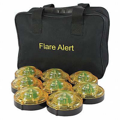 FLAREALERT B8YB2ONLY LED Road Flare Kit 0.5 Watt Yellow