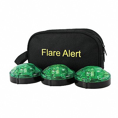 FLAREALERT B3GBP2 H5603 LED Road Flare Kit 1 Watt Green
