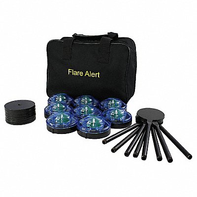 FLAREALERT B8BBP2FULL H5596 LED Road Flare Kit 1 Watt Blue