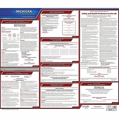 JJ KELLER 100MN Labor Law Poster State Labor Law MN