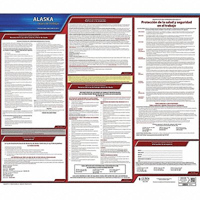 JJ KELLER 200AK Labor Law Poster State Labor Law AK