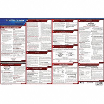 JJ KELLER 200DC Labor Law Poster State Labor Law DC