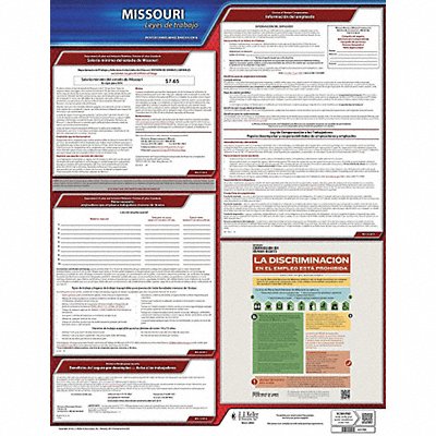 JJ KELLER 200MO Labor Law Poster State Labor Law MO