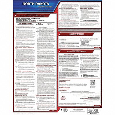 JJ KELLER 200ND Labor Law Poster State Labor Law ND