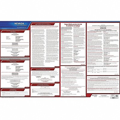 JJ KELLER 200NV Labor Law Poster State Labor Law NV
