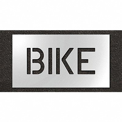 RAE STL11670617 Pavement Stencil Bike 6 in
