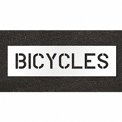 RAE STL11670618 Pavement Stencil Bicycle 6 in